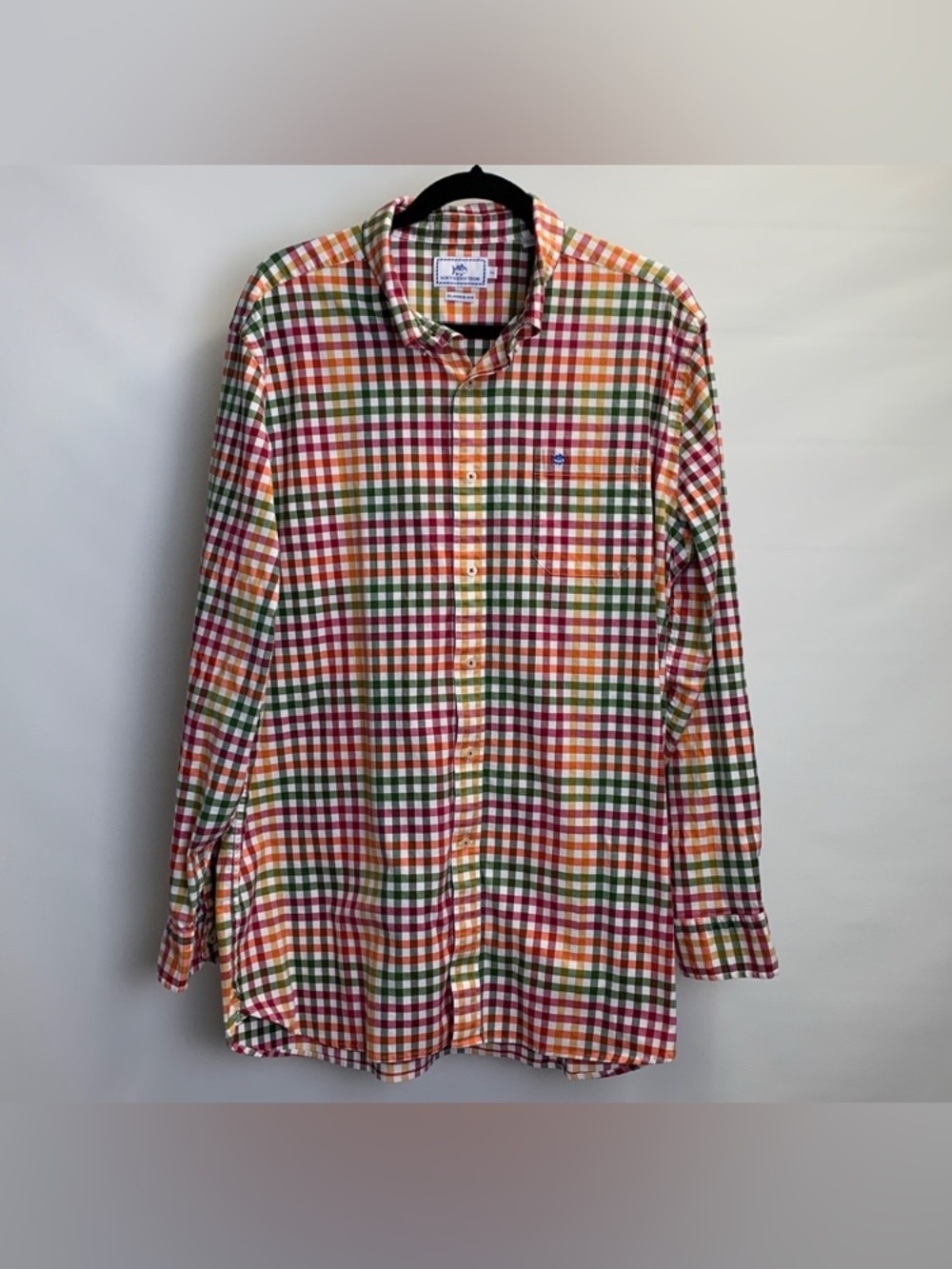 Southern Tide Spring Plaid Button Down Shirt Men’s Size XL
